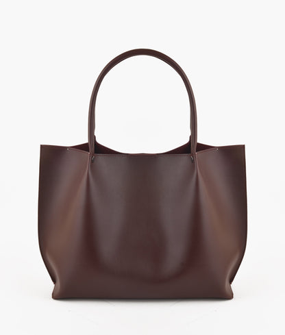 Burgundy tote bag