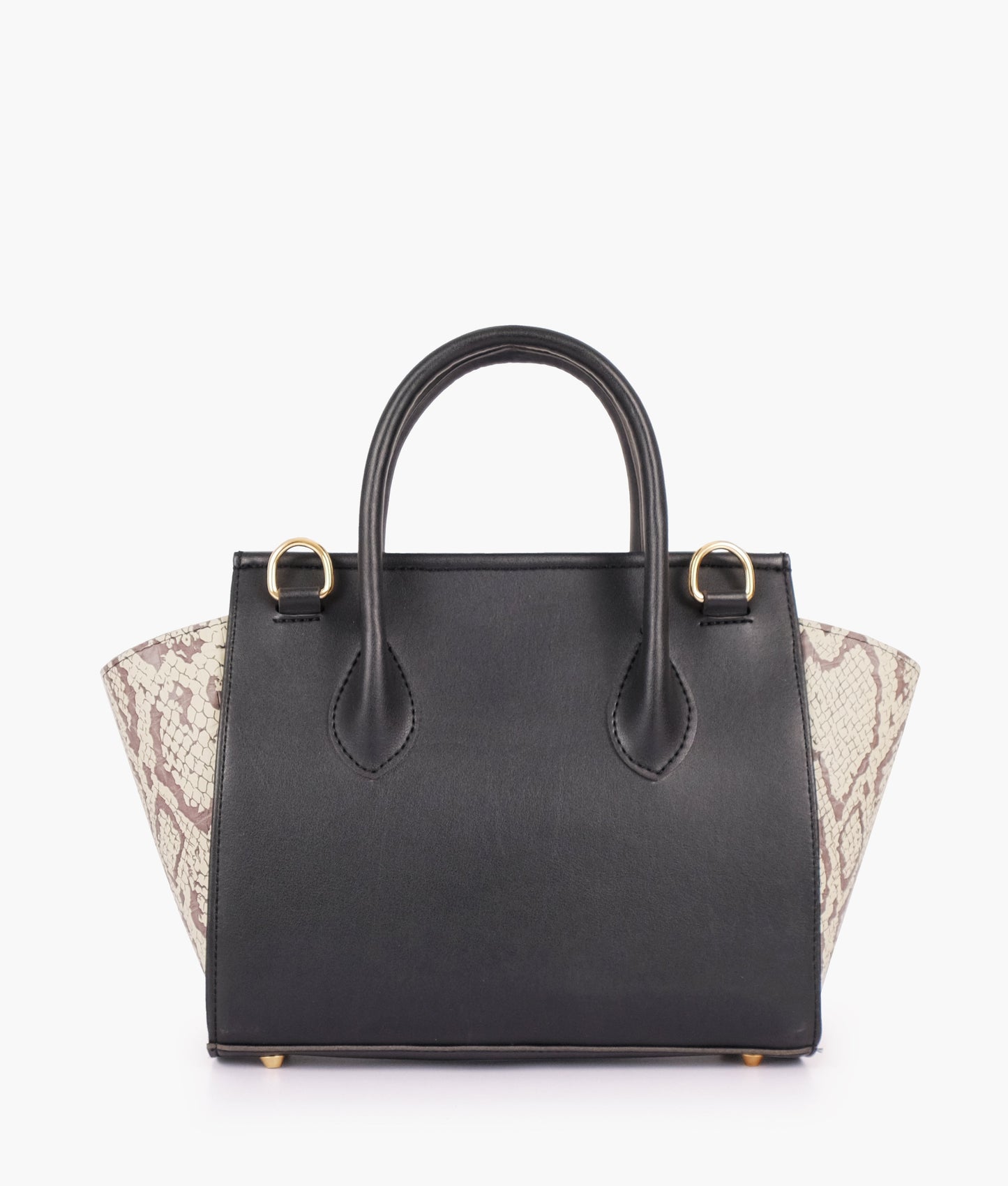 Black trapeze handbag